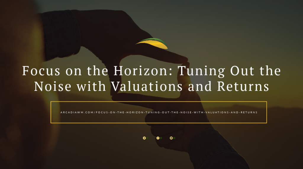 focusing on the horizon- tuning out the noise with valuations and returns