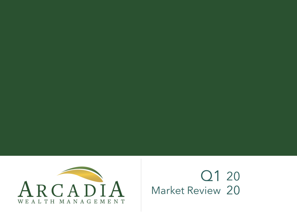 First Quarter 2020 - Quarterly Market Review